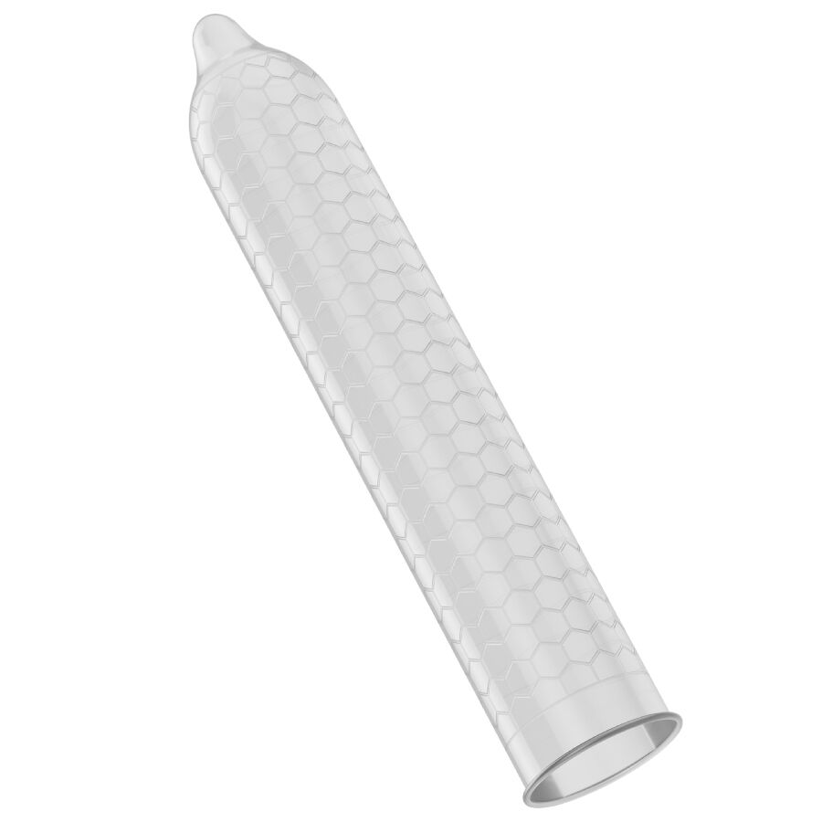 LELO HEX Organic - Preservativos de Lujo con Diseño Hexagonal (3 unidades)