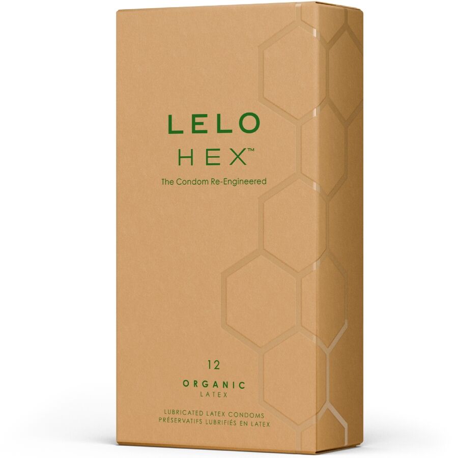 LELO HEX Organic Preservativos Latex Bio - Caja 12 Unidades