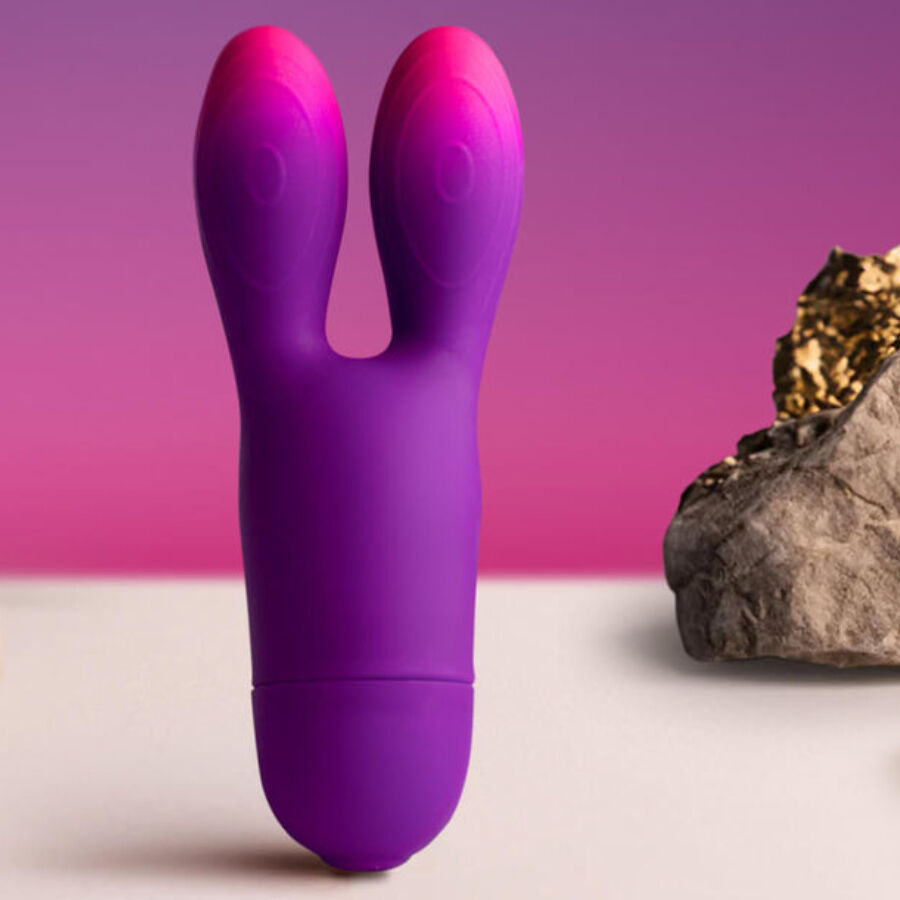 Rocks-Off Glo-Girl Bunny Purple - Vibrador Flexible