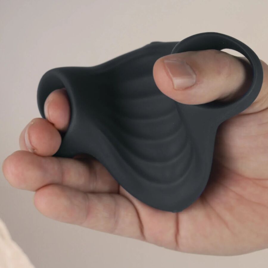 Rocks-Off Palm Black Flexible Vibrator Masturbator