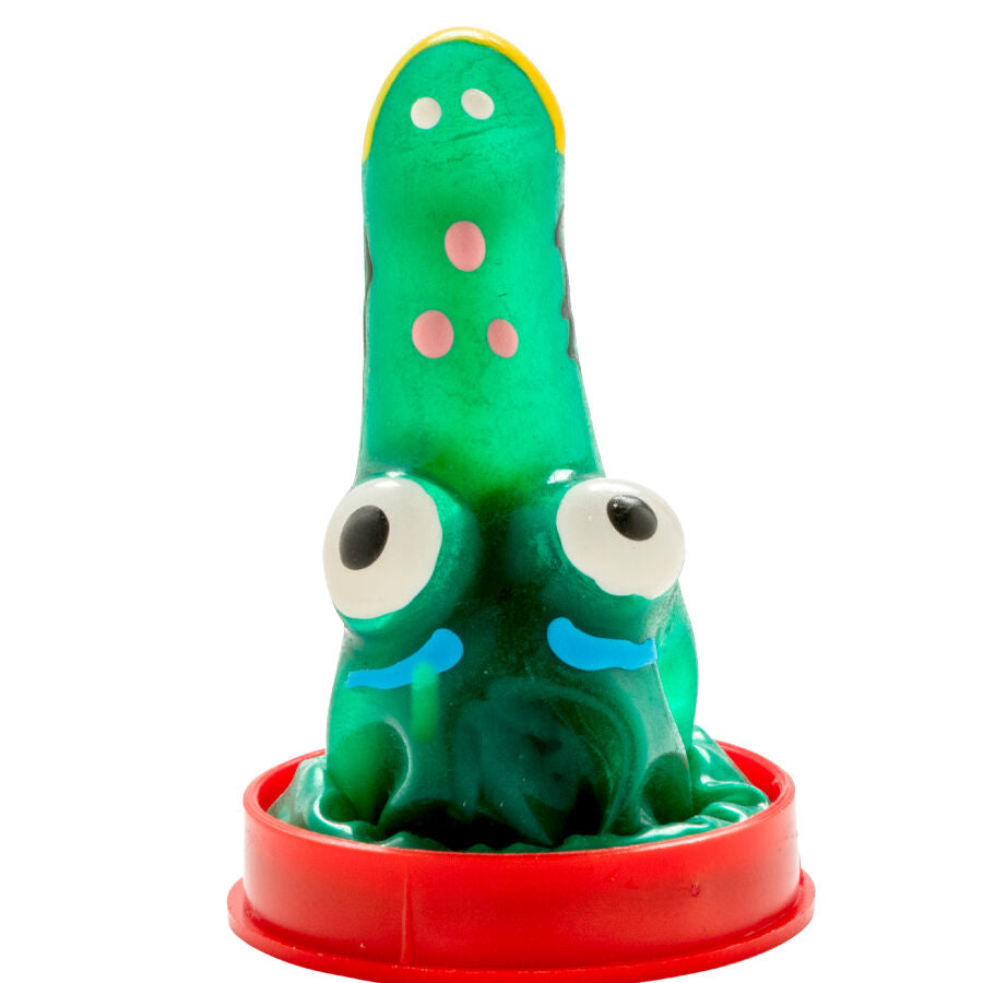 Condones Novelty Pintados a Mano Condomerie - Modelo Cocodrilo