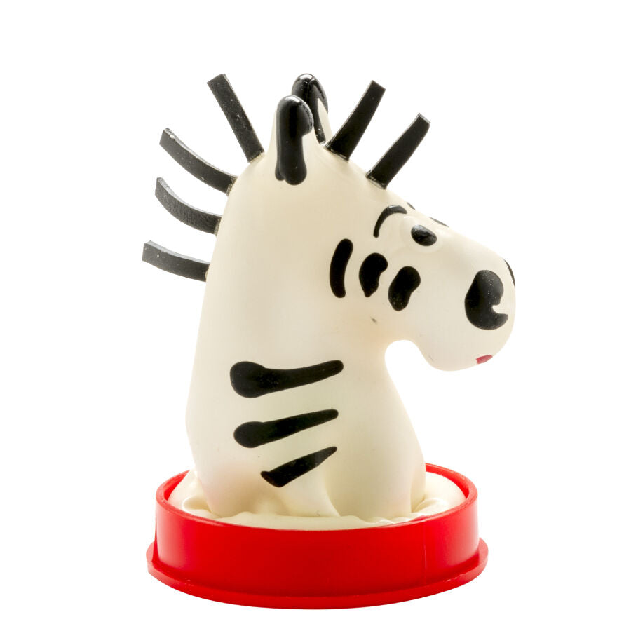 Condón Novelty Pintado a Mano Diseño Cebra - Pieza Única