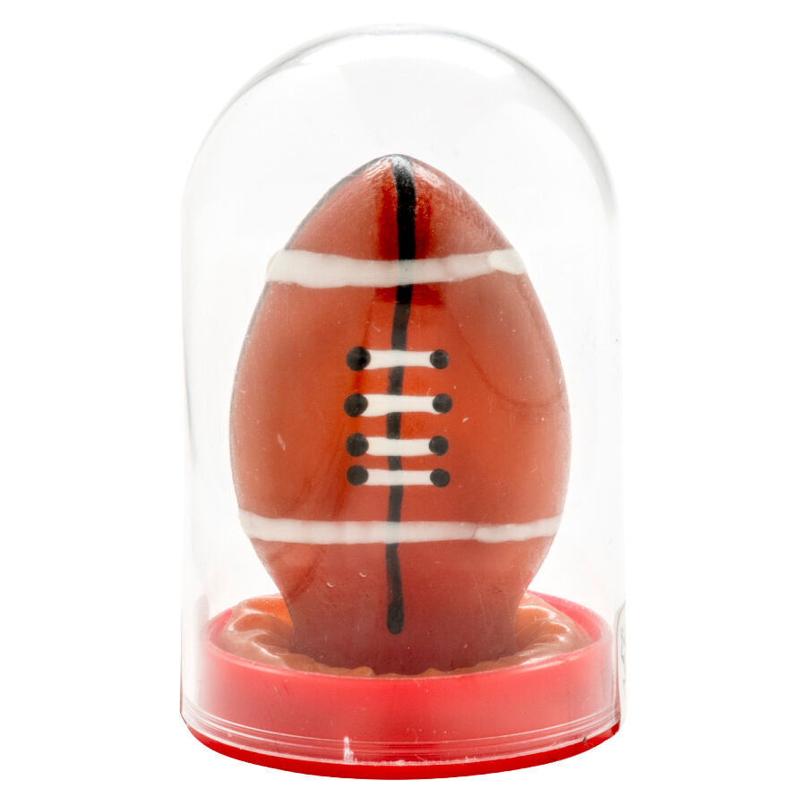 Condomerie Rugby Ball - Preservativo Novelty Pintado a Mano