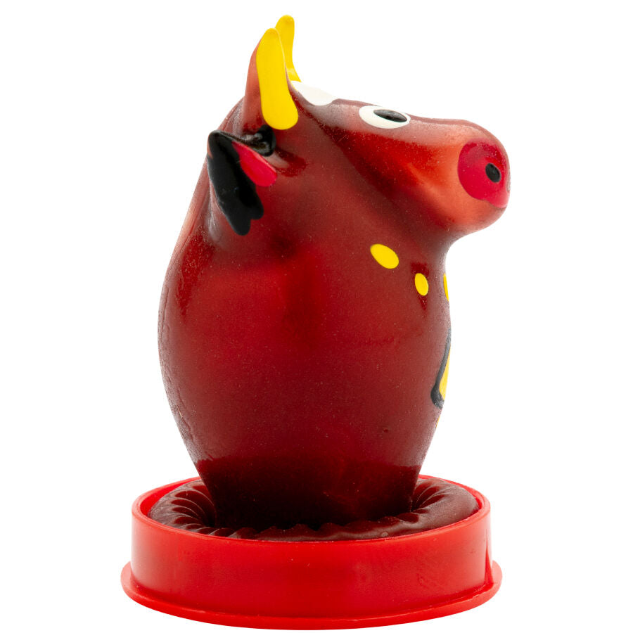 Condomerie Handpainted Novelty Condoms Bull Model 1 - Diseño Artesanal Único