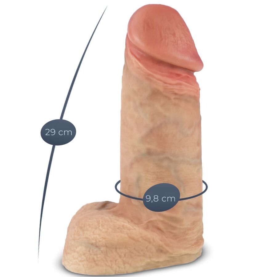 Silexd Model 1 Xtreme Premium - Pene de Silicona Realista 28 cm