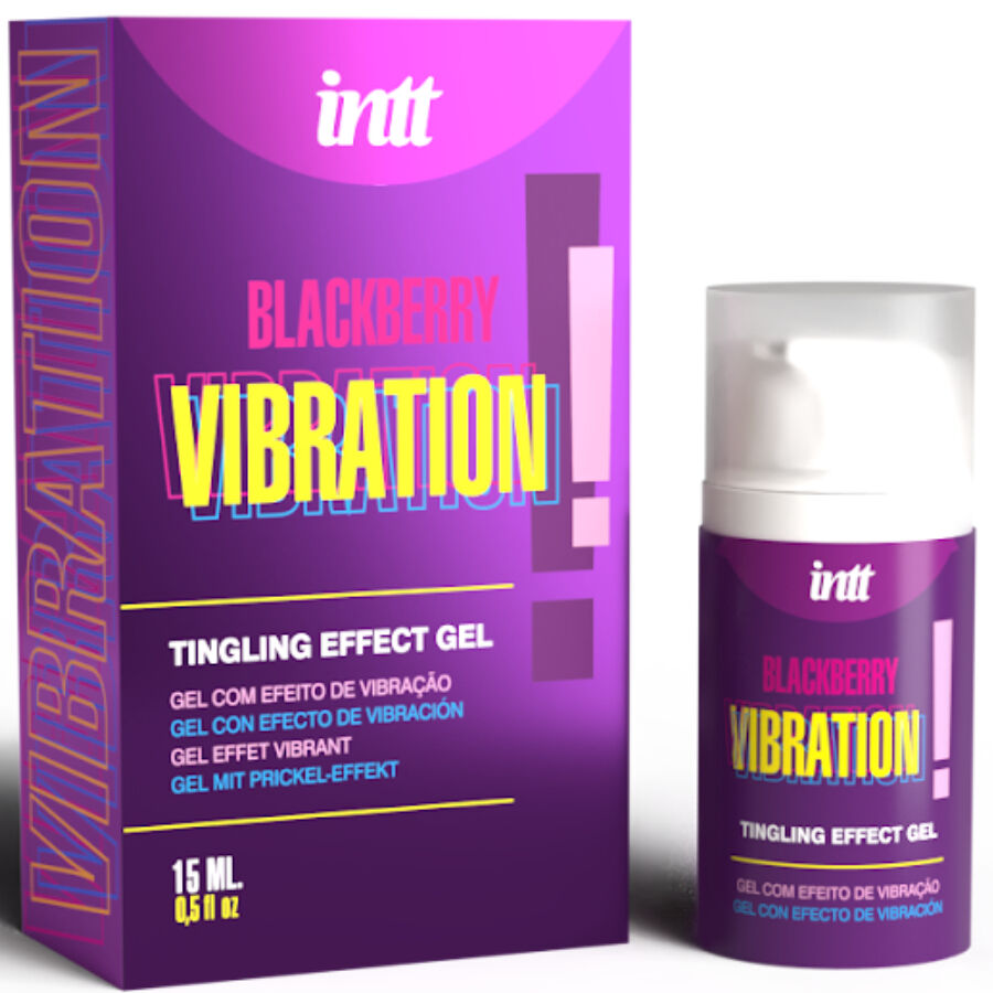 INTT Releases Gel Vibrante Líquido Sabor Mora 15 ml