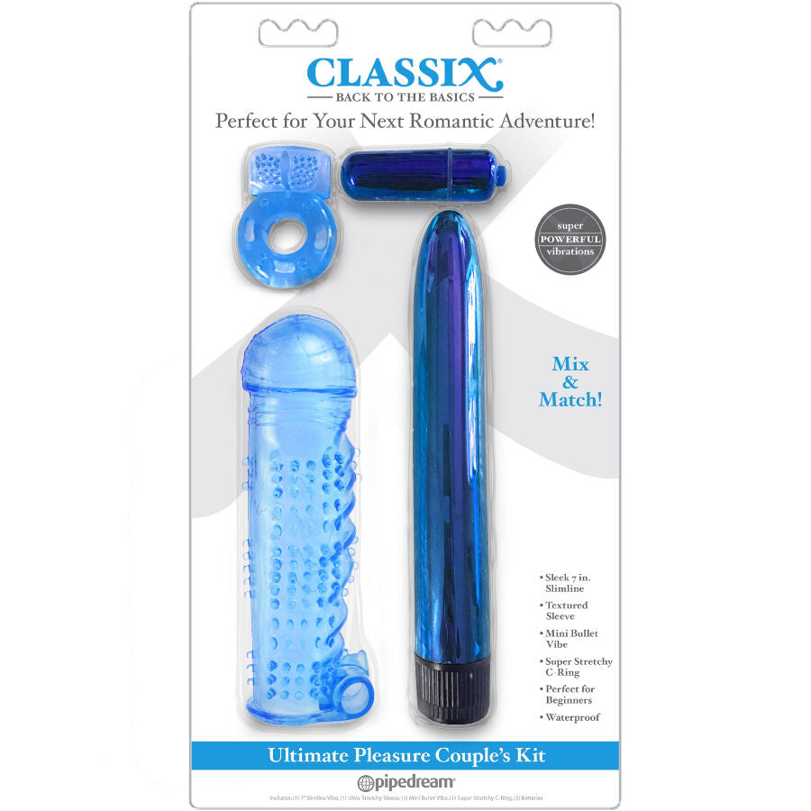 Classix Ultimate Pleasure Couples Kit Azul