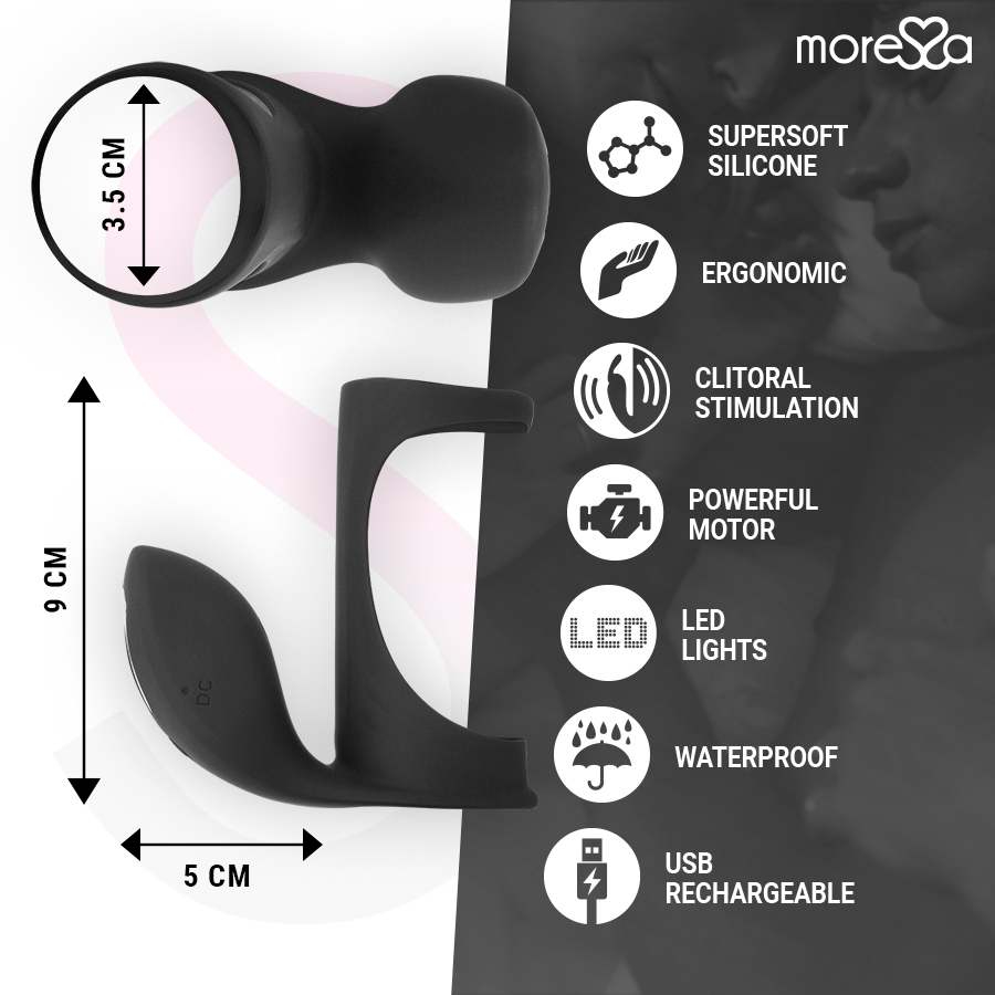 Moressa Brandon Vibrator Ring with Cover
