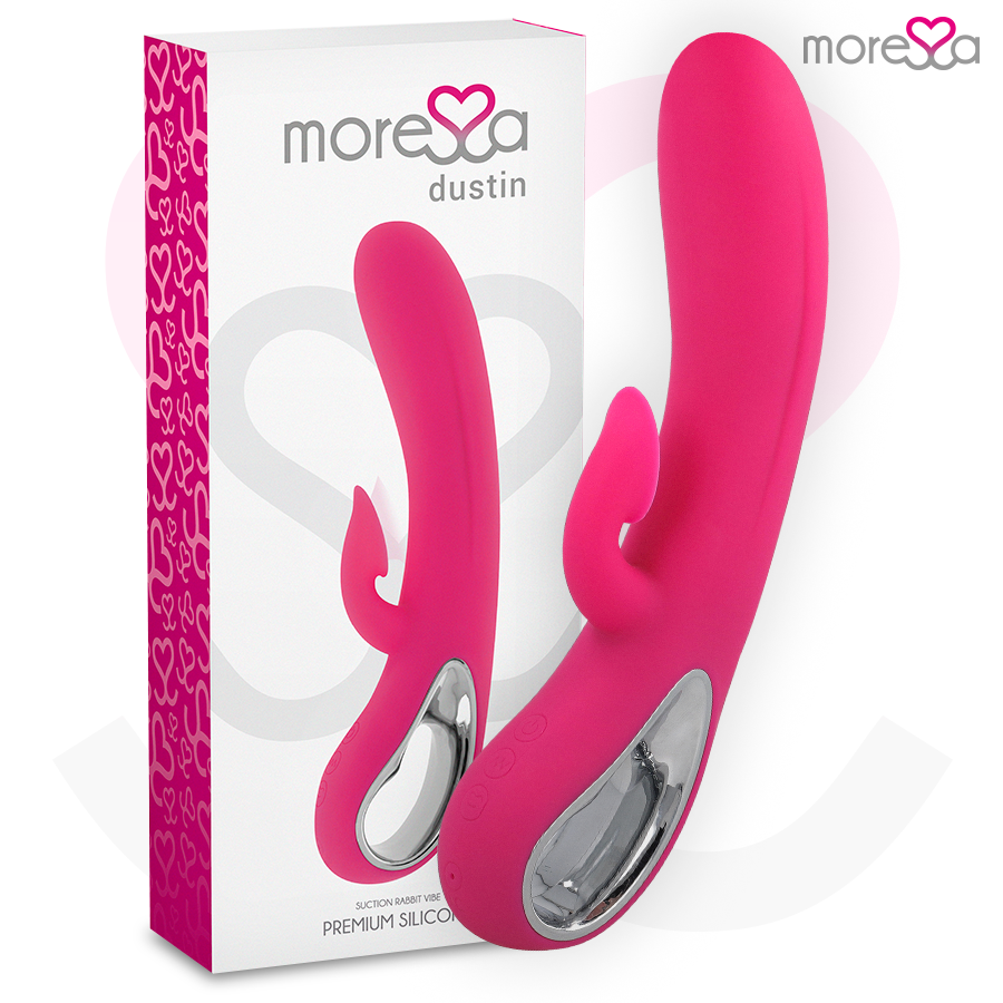 Moressa Dustin - Estimulador de Succión y Vibración Premium en Silicona Recargable
