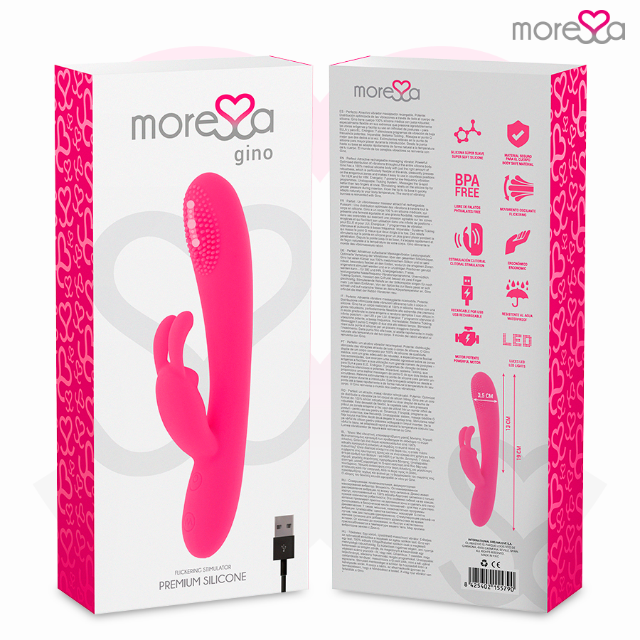 Amoressa Gino Premium Silicone Vibrador Recargable