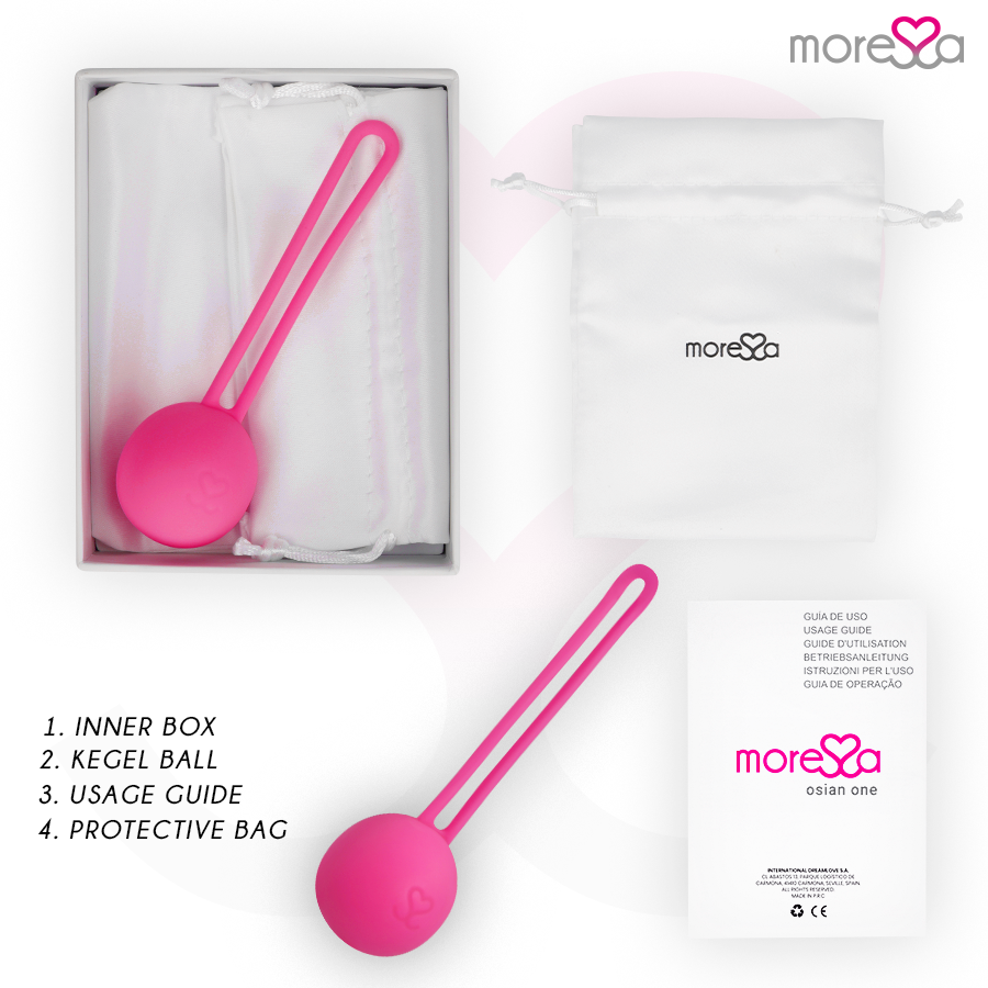 Moressa Osian One Premium Silicone Pink - Bolas Chinas