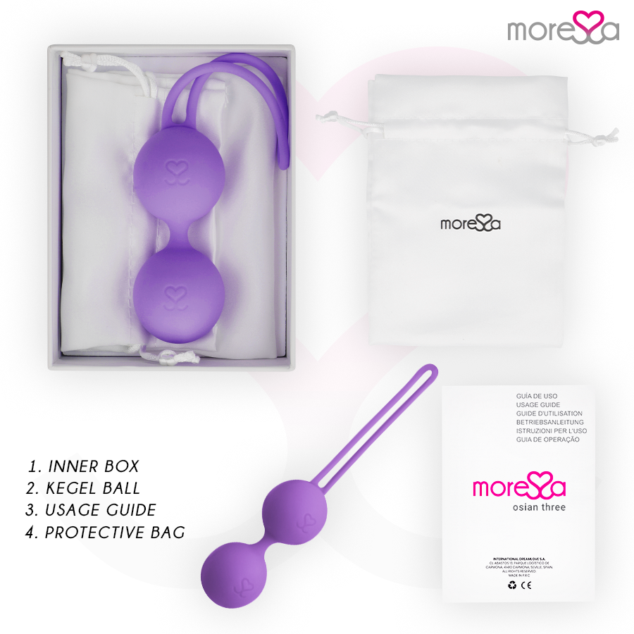 Moressa Osian Three Premium Lilac - Bolas de Silicona