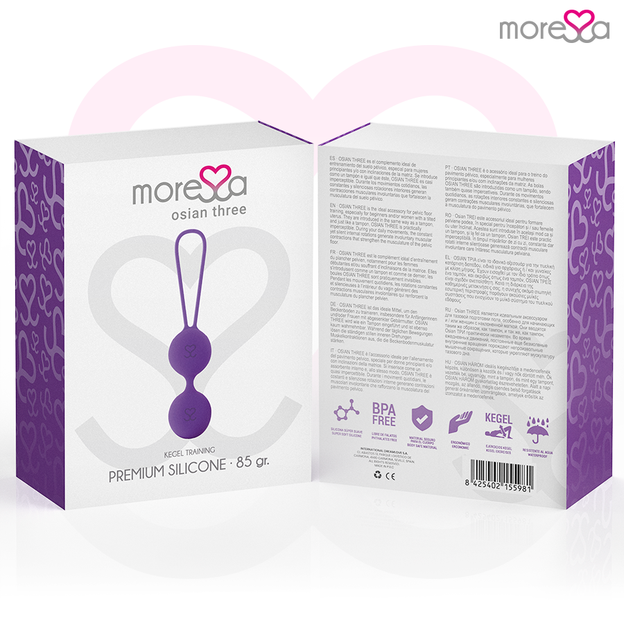Moressa Osian Three Premium Lilac - Bolas de Silicona