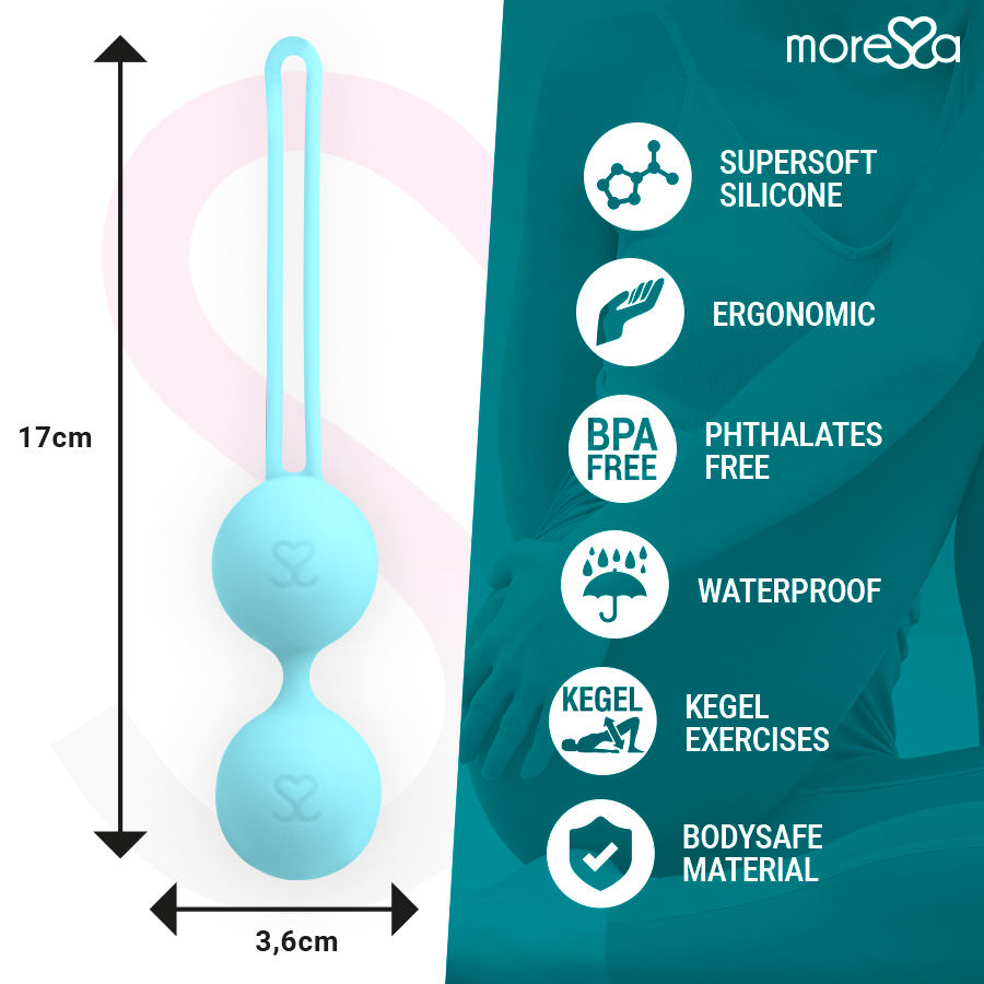Moressa Osian Three Premium Turquoise - Bolas de Silicona