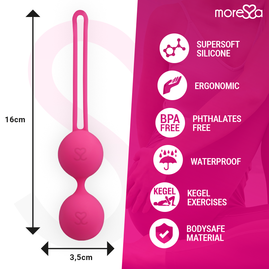 Moressa Osian Two Premium Silicone Pink - Bolas Chinas