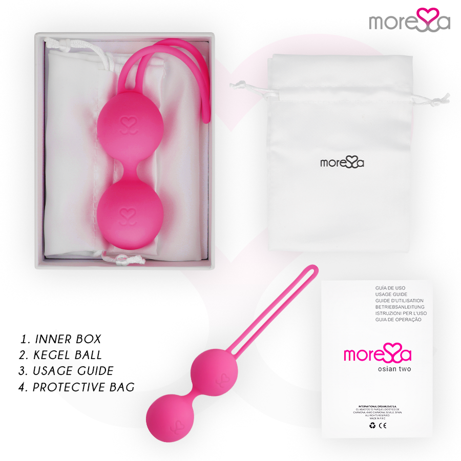 Moressa Osian Two Premium Silicone Pink - Bolas Chinas