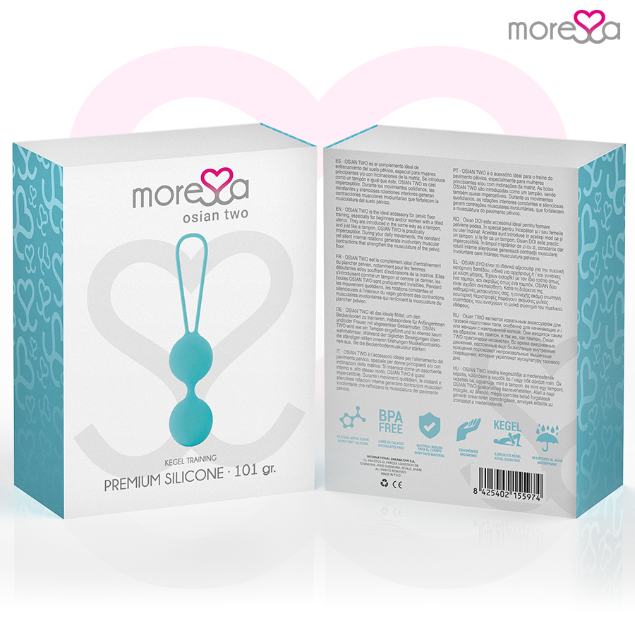 Moressa Osian Two Premium Turquoise - Bolas Chinas de Silicona