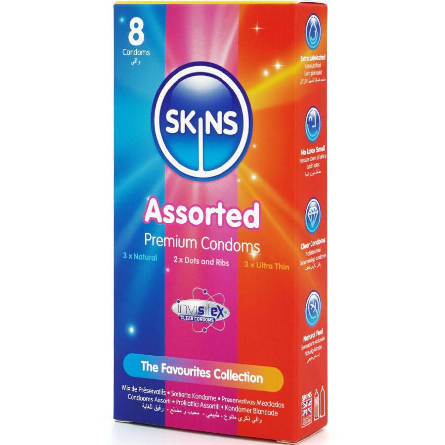 Skins Assorted Premium - Pack 12 Preservativos Variados