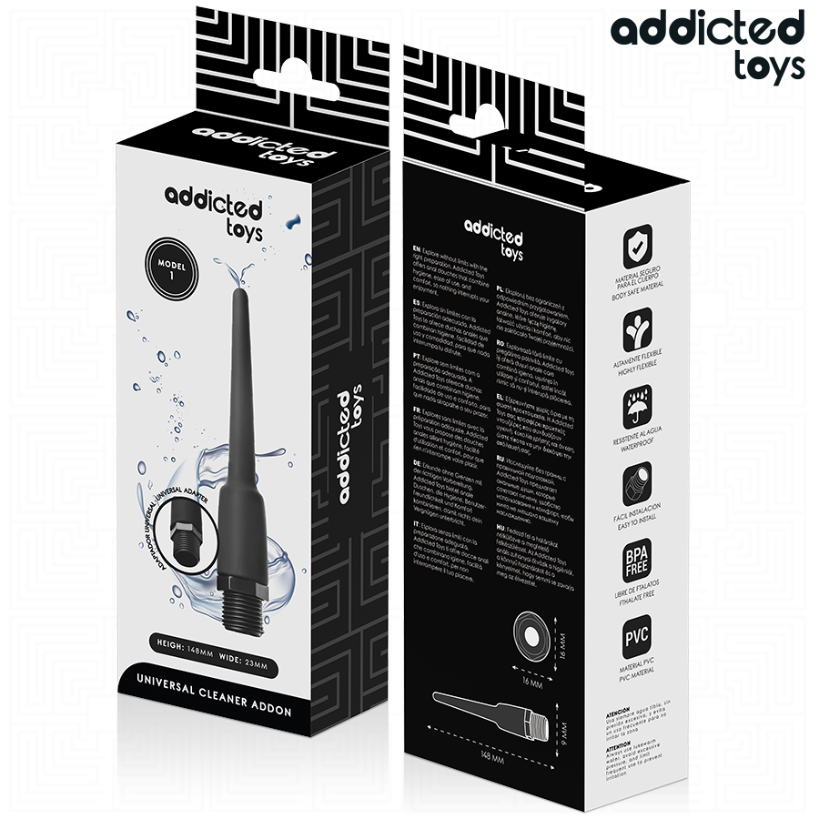 Addicted Toys Anal Cleaner with Universal Adapter Model 1