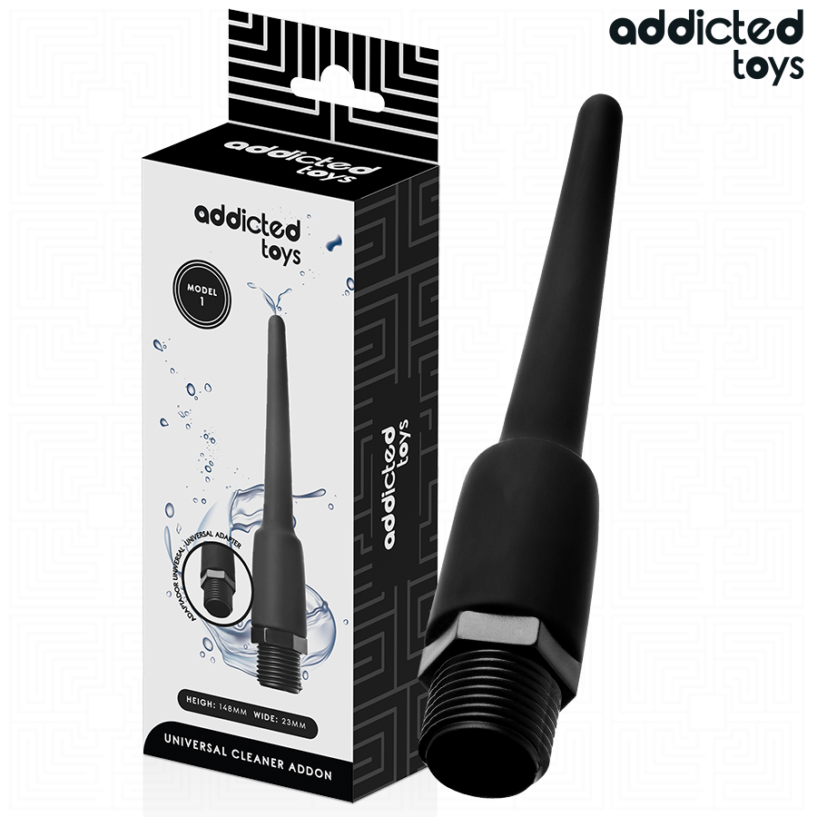 Addicted Toys Anal Cleaner with Universal Adapter Model 1
