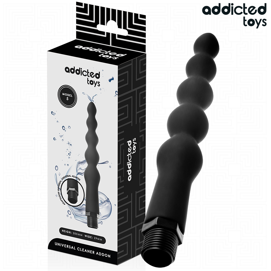 Addicted Toys Anal Cleaner with Universal Adapter Model 5