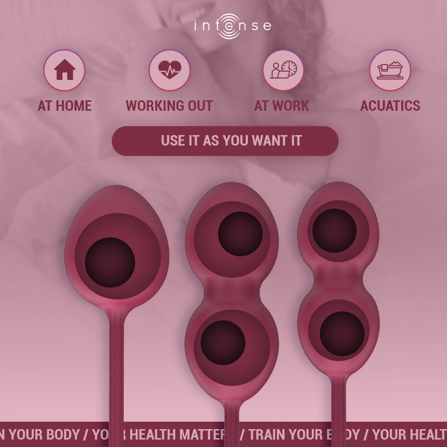 Intense Charli Kegel Ball Kit Violet - Set Completo