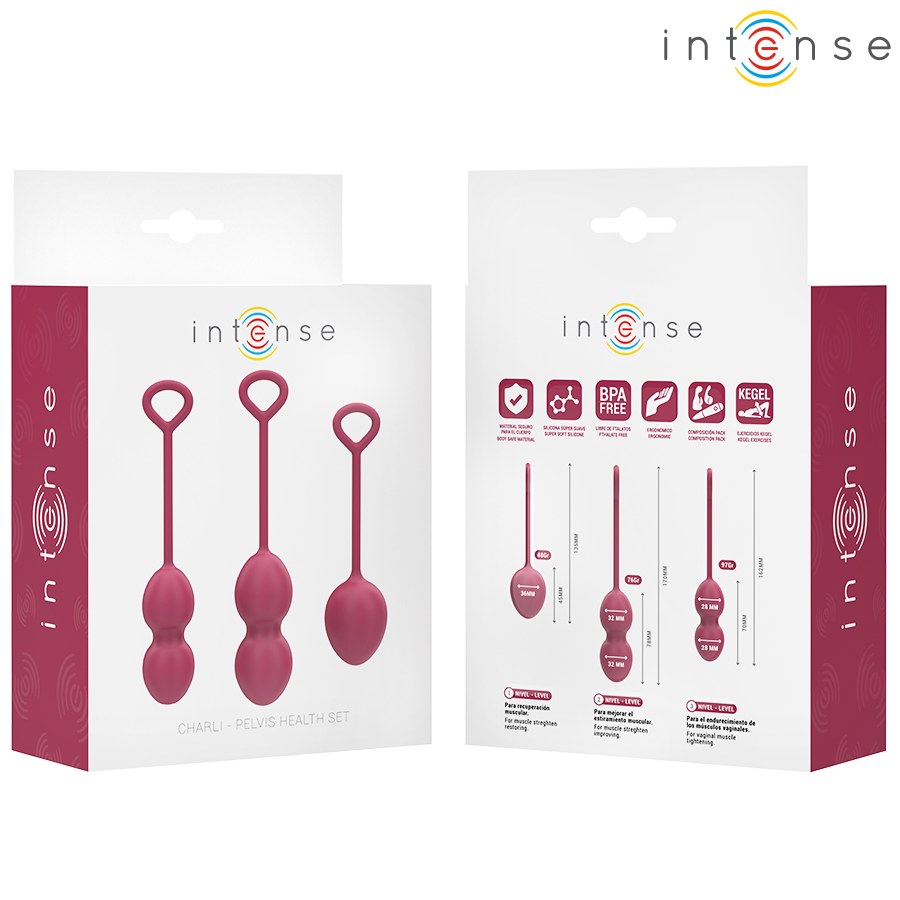 Intense Charli Kegel Ball Kit Violet - Set Completo