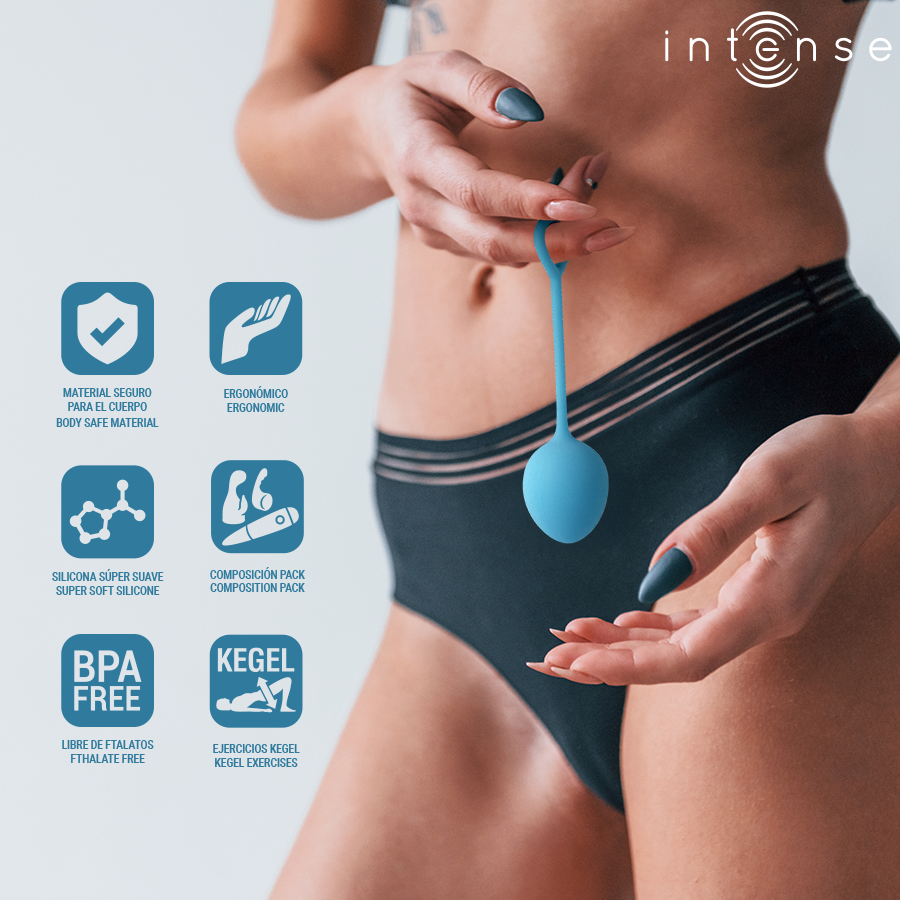 Intense Charli Kegel Ball Kit Ocean Blue