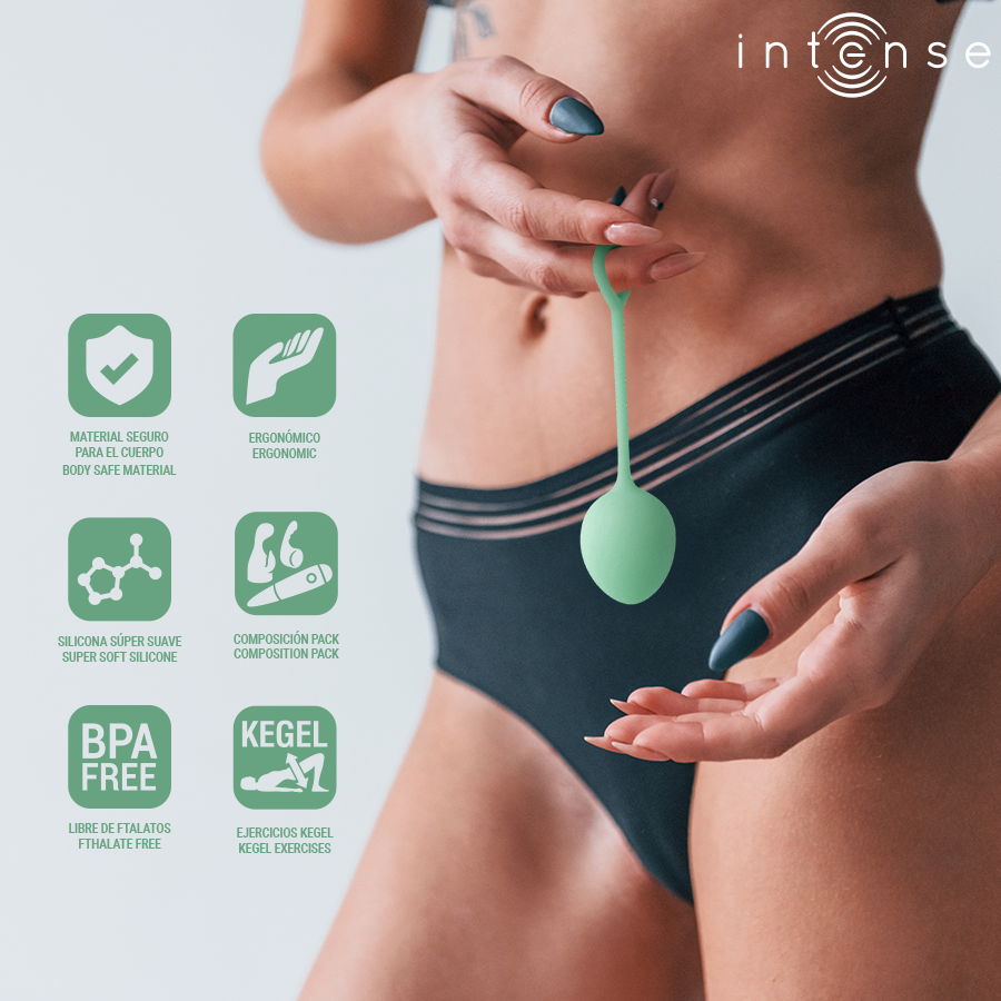 Intense Charli Kegel Ball Kit Light Jade Green