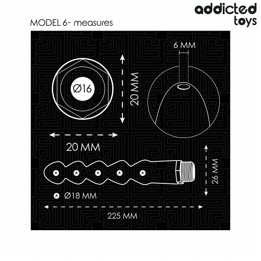 Limpiador Anal con Adaptador Universal - Modelo 6