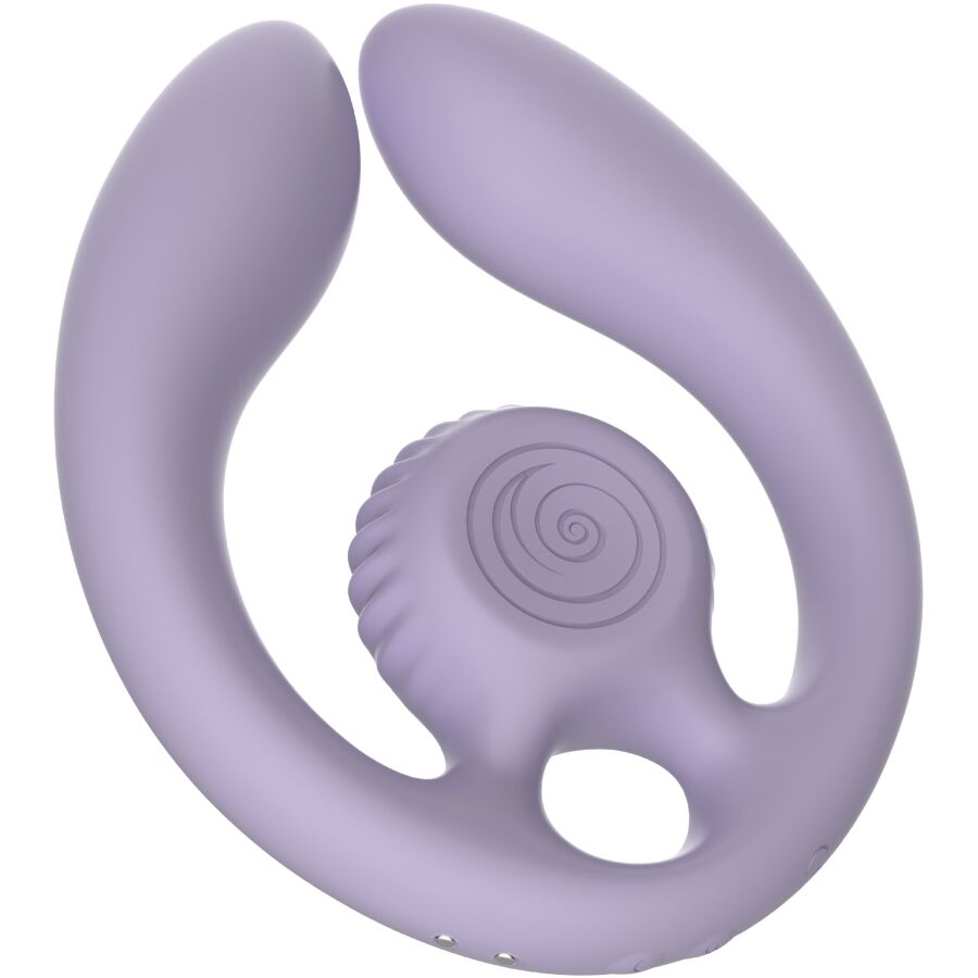 Snail Vibe Gizi Duo - Estimulador para Parejas con Control Remoto Lila