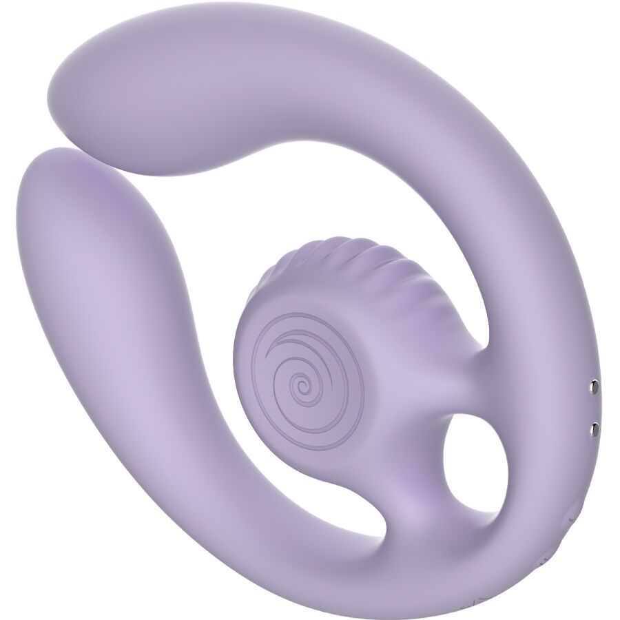 Snail Vibe Gizi Duo - Estimulador para Parejas con Control Remoto Lila