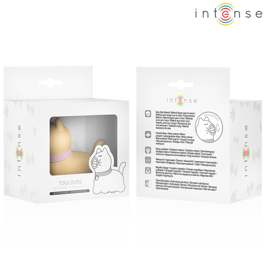 Intense Toulouse - Estimulador con Lengua Rotatoria 360º Amarillo