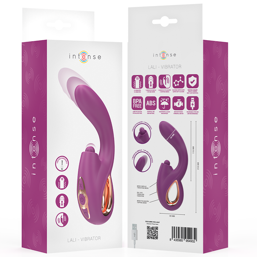 Intense Lali Vibrador Multifunción G-Spot Purple