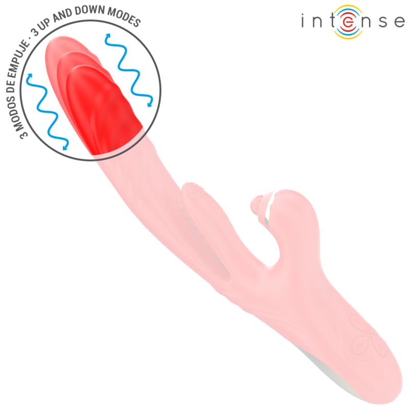 Intense Rosalia Multifunction Vibrator 3 en 1 Rojo