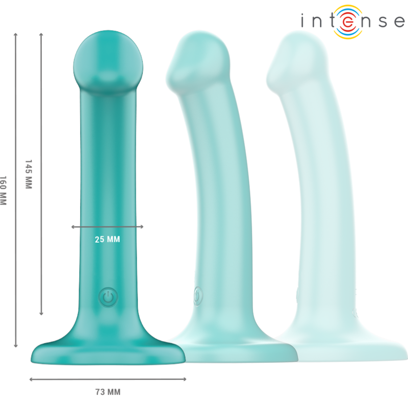 Vibrador Intense Katie con Ventosa y Control Remoto - 10 Modos