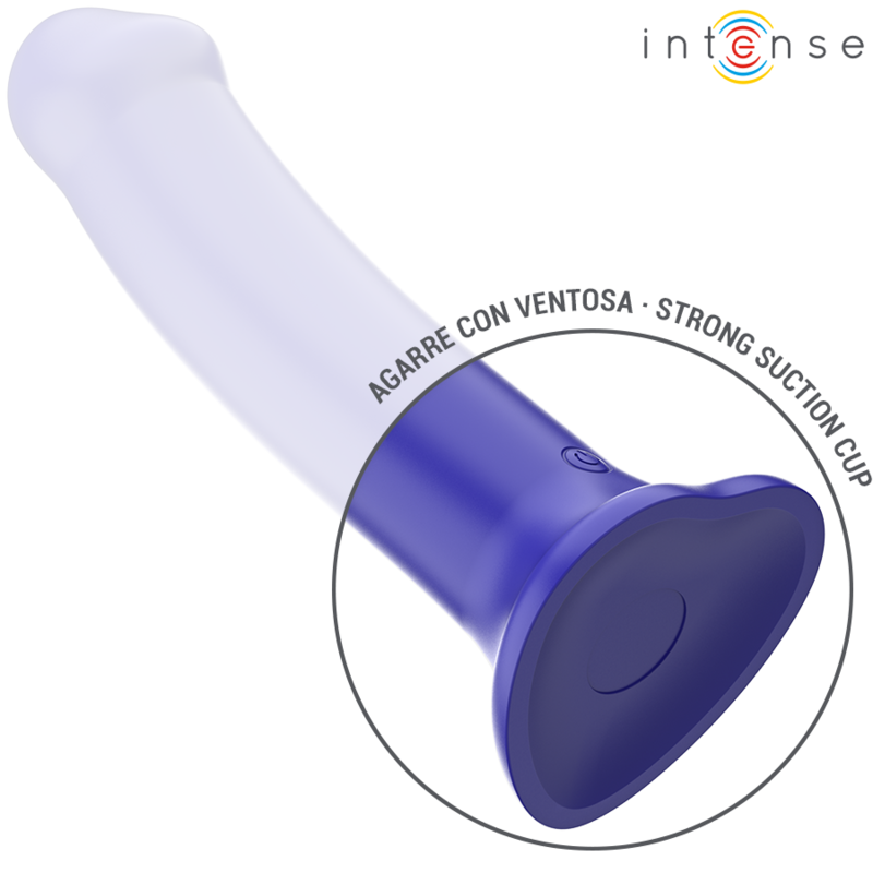 Intense Victoria Vibrador con Ventosa y Control Remoto 10 Funciones Azul