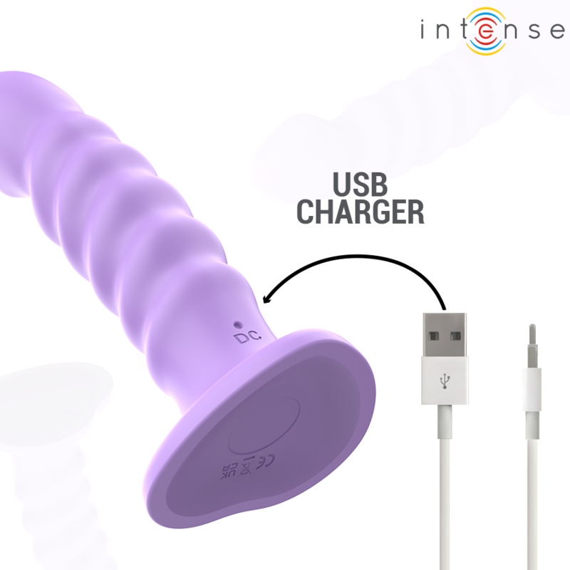 Intense Brenda Vibrator Tamaño M Diseño Espiral Control Remoto