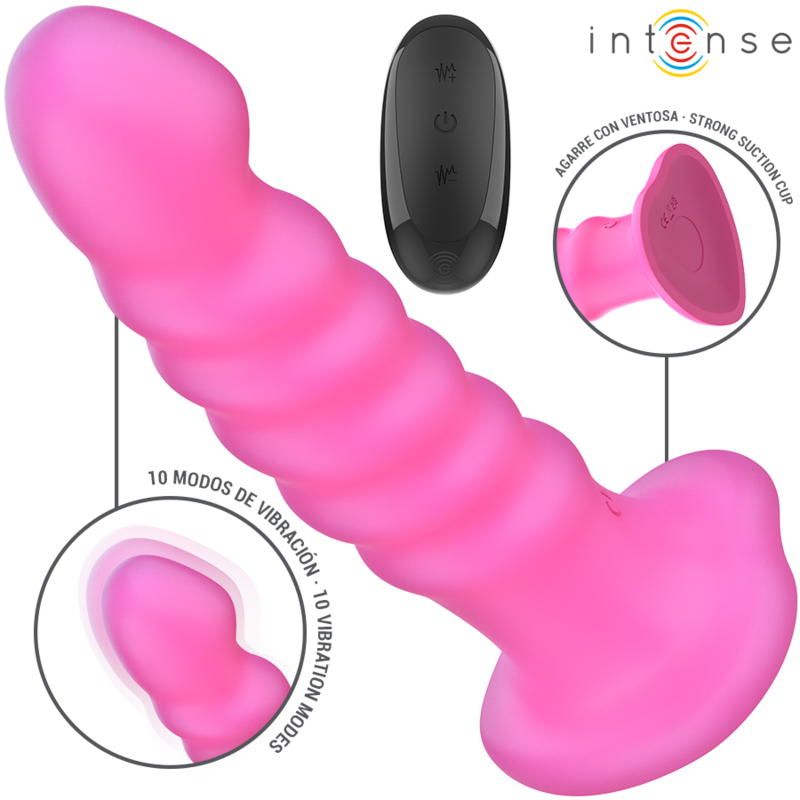 Intense Cindy Vibrator Tamaño L - Diseño Espiral con Control Remoto