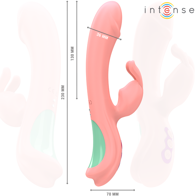 Intense Rachel Rabbit Vibrator - 5 Modos de Vibración Rosa