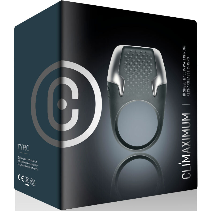 Climaximum Tyro - Anillo Vibrador con Luces LED
