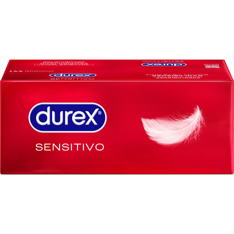 Durex Sensitive Condoms 144 Unidades - Preservativos de Máxima Sensibilidad