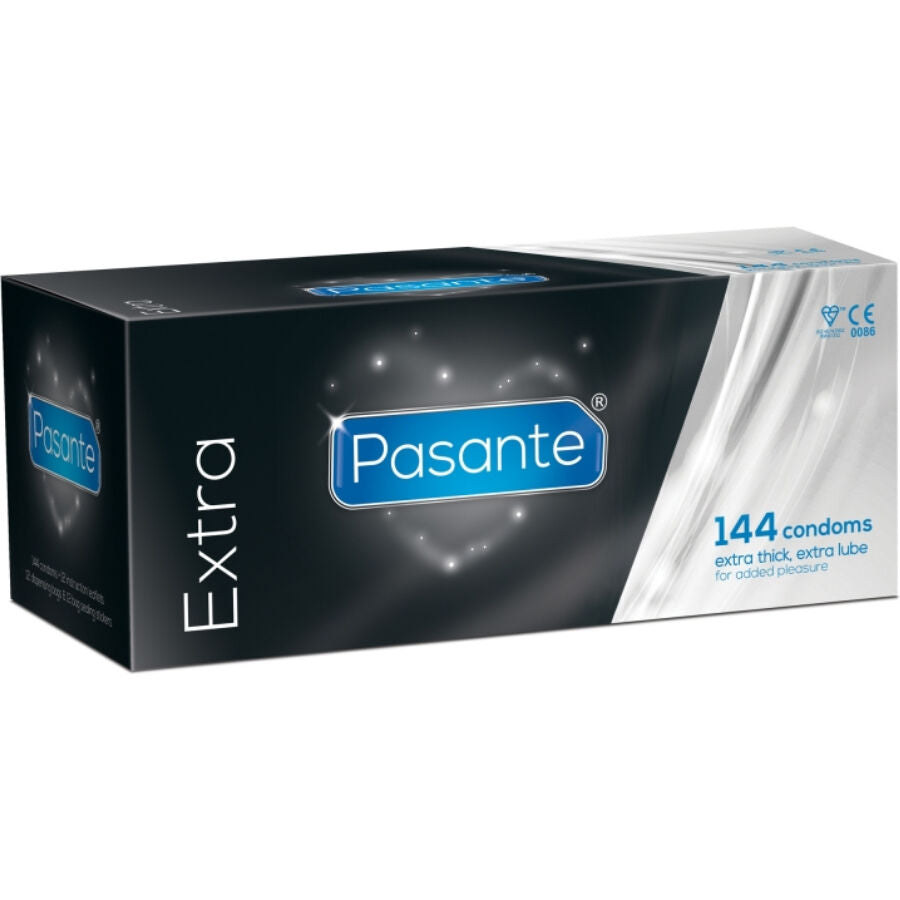 Pasante Extra Thick Condoms 144 Unidades - Preservativos Gruesos Lubricados