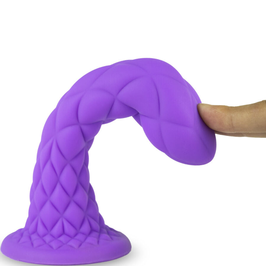 Silexd Dreamy Dildo Fantasy Silicona Líquida Termorreactiva Violeta 18.5 cm