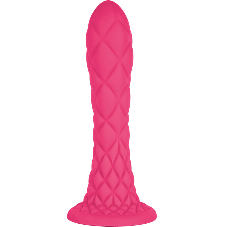 Silexd Dreamy Dildo Fantasy Silicona Líquida Termorreactiva Fucsia 18.5 cm