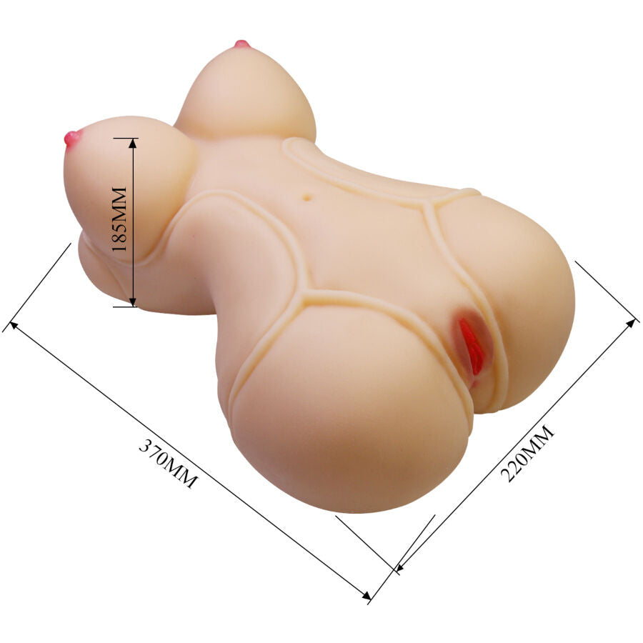 Crazy Bull Diana - Torso Realístico con Doble Estimulación