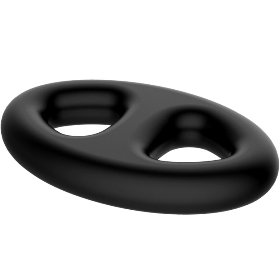 Crazy Bull Double Oval Silicone Ring