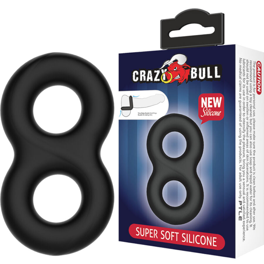 Crazy Bull Double Infinity Silicone Ring - Anillo de Silicona