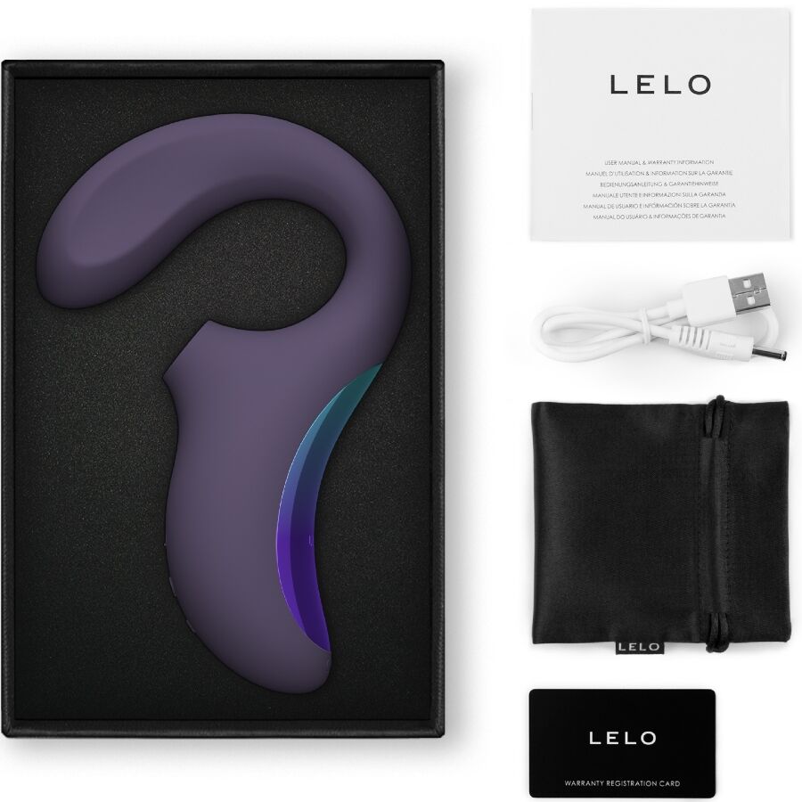 LELO Enigma Wave Triple Vibration Massager Cyber Purple