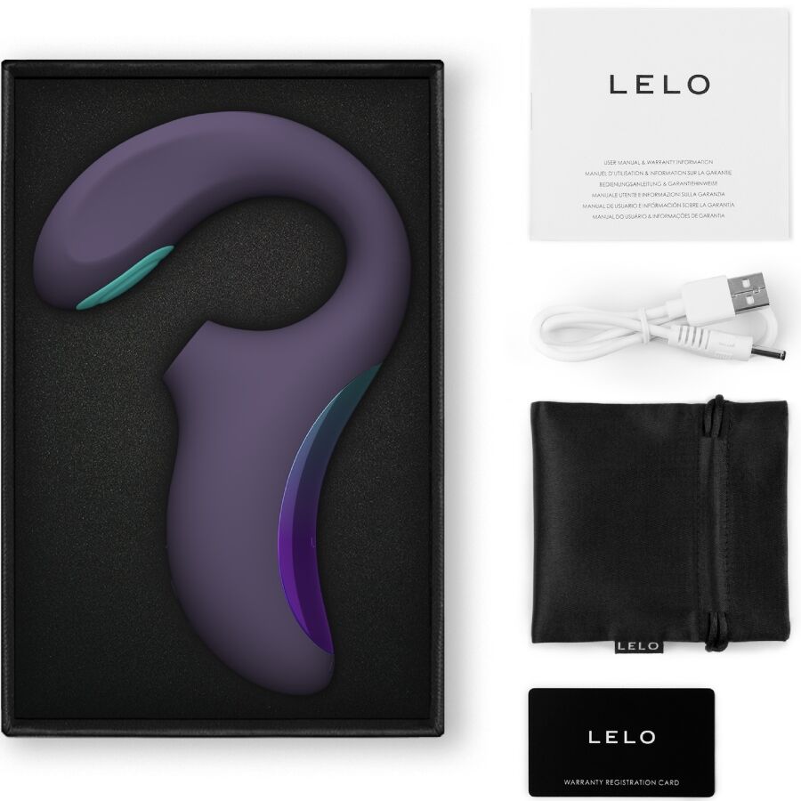 LELO Enigma Double Sonic Vibrator Point G Cyber Purple